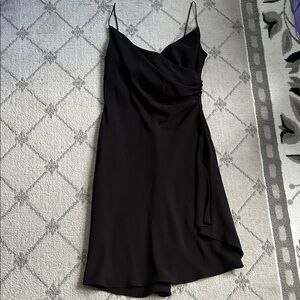 Jones New York Asymmetrical Black Dress